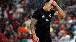 Sonny "Bill" Williams con alcuni dei suoi tatuaggi ben visibili. (Wellington, 1.7.2017). 