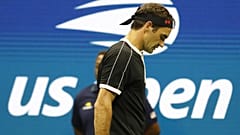 La delusione di Roger Federer. 