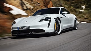 Porsche Taycan, the company's first production electric vehicle