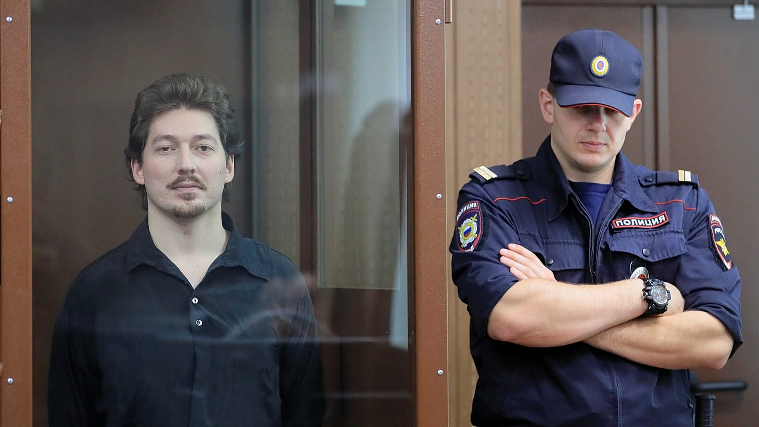 Кирилл Жуков в зале суда