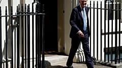 Chancellor of the Exchequer Philip Hammond leaves Downing Street in London, Britain, July 24, 2019.