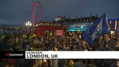 A kormány és a brexit ellen tüntettek Londonban