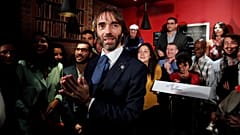  LREM dissident Cedric Villani attends a meeting to announce his candidature in the forthcoming mayoral election in Paris, France, September 4, 2019. 