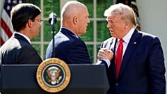 U.S. President Trump hosts U.S. Space Command launch event at the White House in Washington