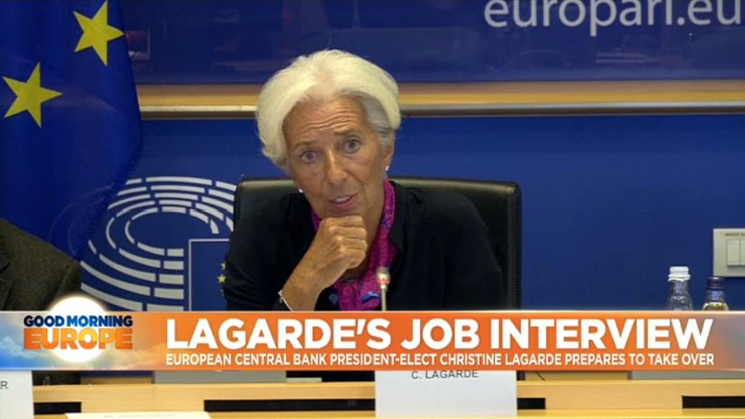 Lagarde grilled by politicians over her new European Central Bank nomination