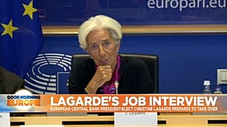 Lagarde grilled by politicians over her new European Central Bank nomination