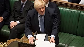 Britain's Prime Minister Boris Johnson speaks during debate in the House of Commons in London, Britain September 4, 2019