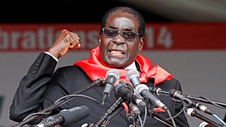 Mugabe bei Feierlichkeiten zu seinem 90. Geburtstag in Marondera, 2014