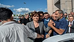جنان قفطانجي أوغلو مسؤولة حزب الشعب الجمهوري المعارض في إسطنبول