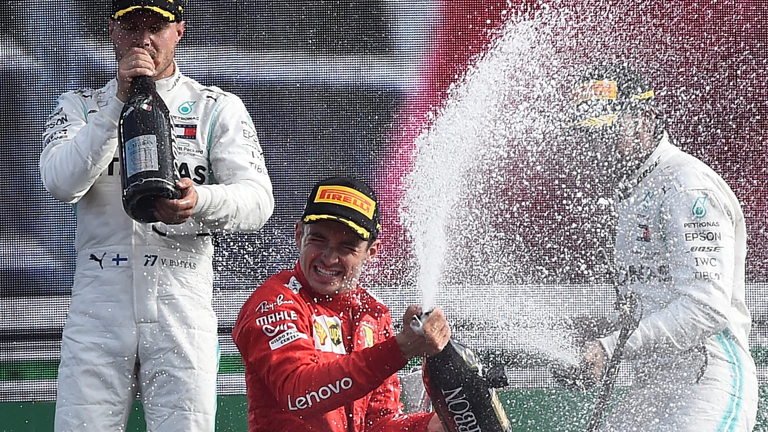 F1: Monza si tinge di rosso. Leclerc, seconda vittoria in 8 giorni