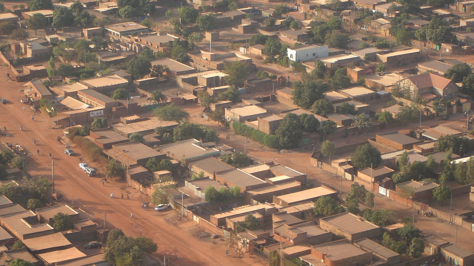 Burkina Faso'nun başkenti Ouagadougou'da bir mahalle