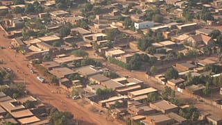 Burkina Faso'nun başkenti Ouagadougou'da bir mahalle