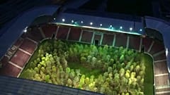 Avusturya'da futbol sahası ormana dönüştü