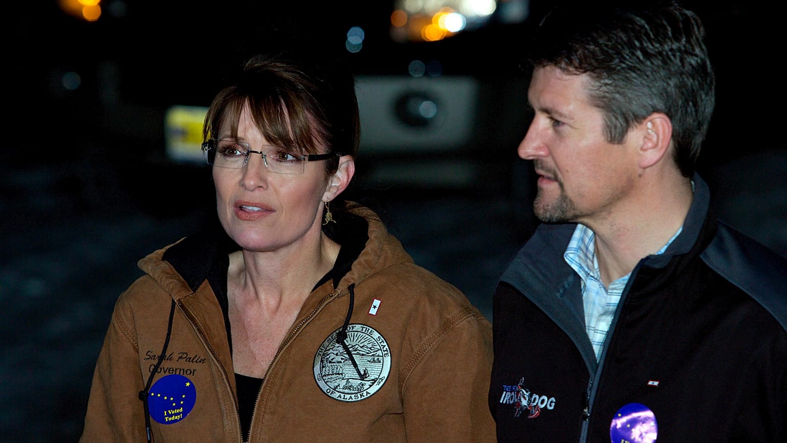 Sarah Palin és férje a kampány idején, 2008-ban