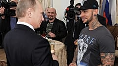 Rusya Devlet Başkanı Vladimir Putin ve repçi Timati