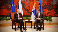 Czech president stirs anger after asking if he can withdraw recognition of an independent Kosovo