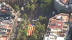 Barcel;ona police said 600,000 people turned out for the rally