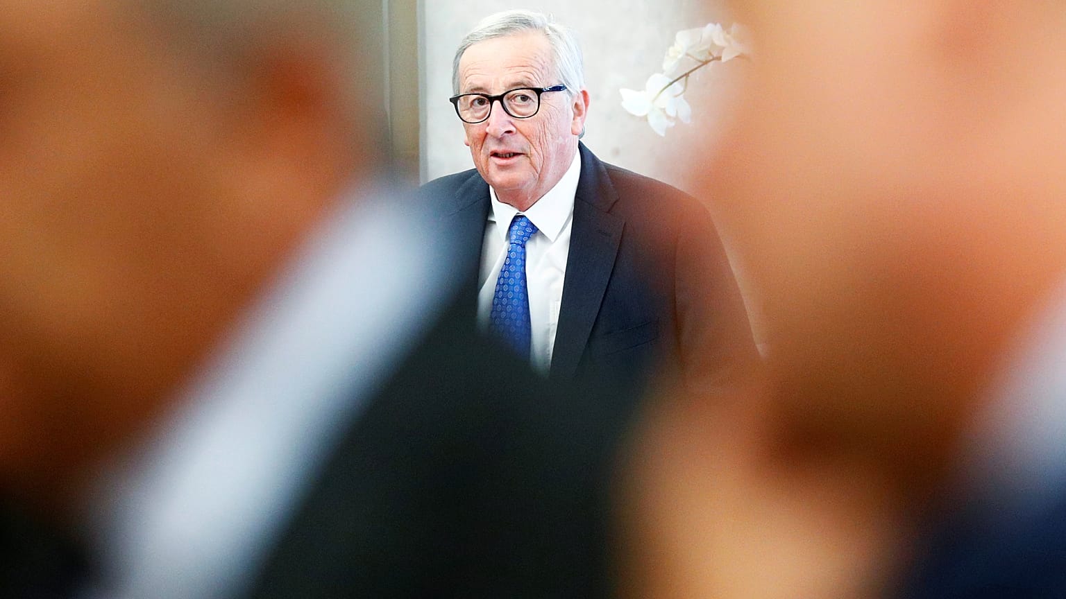 EU Commission President Juncker chairs a college meeting of the EU executive in Brussels
