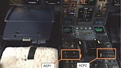 Beispielfoto der beschädigten Audio Control Panels