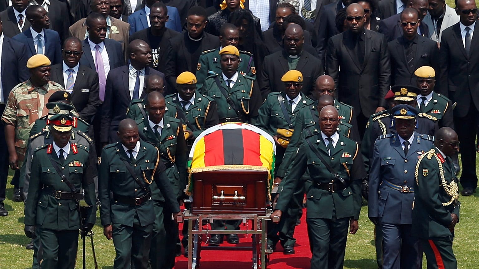 Simbabwe: Mugabe bei staatlicher Trauerfeier als Held gewürdigt
