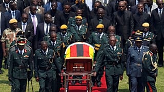 Robert Mugabe gyászszertartása