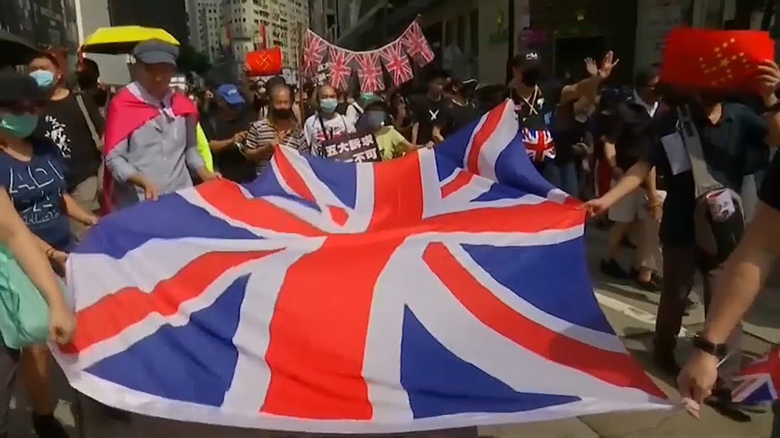 Hongkong: "God Save the Queen"