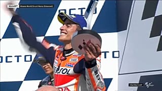 Márquez vence en San Marino en la última vuelta