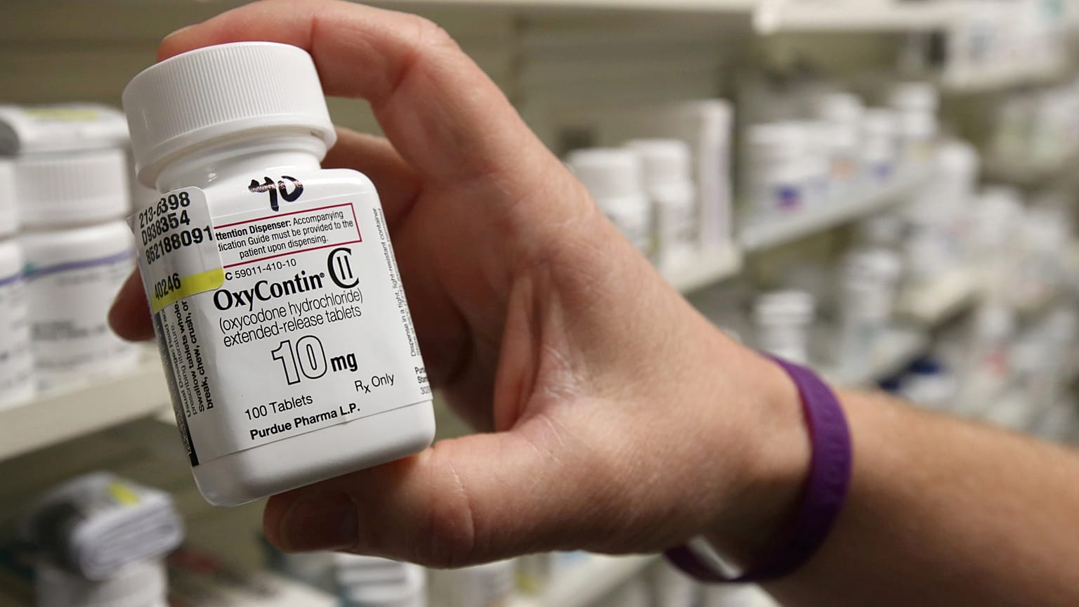 Egy doboz Oxycontin