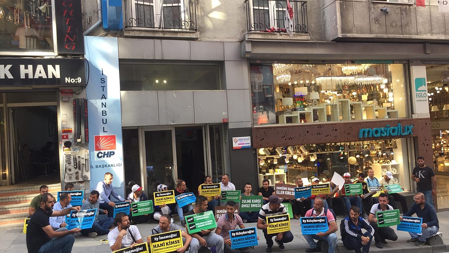 İBB'den çıkarılan işçiler