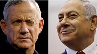 Mavi Beyaz İttifak lideri Benny Gantz / İsrail Başbakanı Binyamin Netanyahu