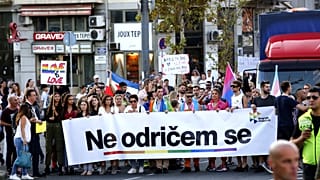 'I’m not giving up': Belgrade Pride calls for Serbia to address LGBT rights