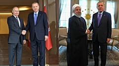 Erdoğan'ın Türkiye-İran-Rusya zirvesi öncesindeki ikili görüşmeleri sona erdi