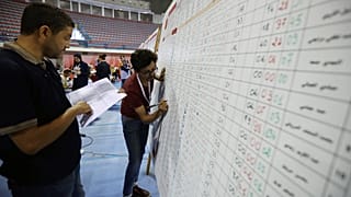 Centre de dépouillement électoral à Tunis (Tunisie), 16/09/2019