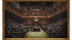 Bis zu €2.3 Mio.: Banksys 'Devolved Parliament' voller Affen wird versteigert