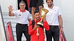 Los campeones del mundo de baloncesto ya están en España