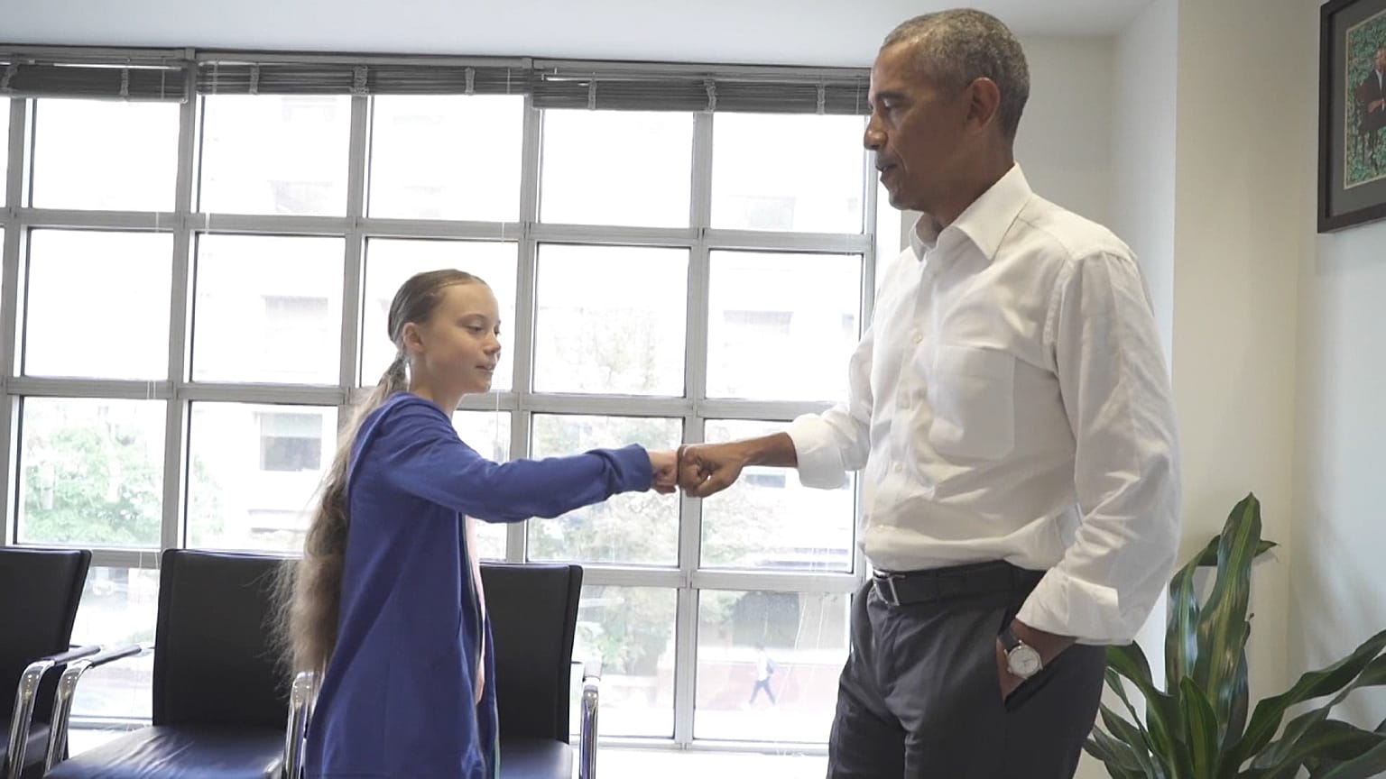 Obama, aktivist Greta Thunberg ile görüştü: "Sen ve ben bir takımız"
