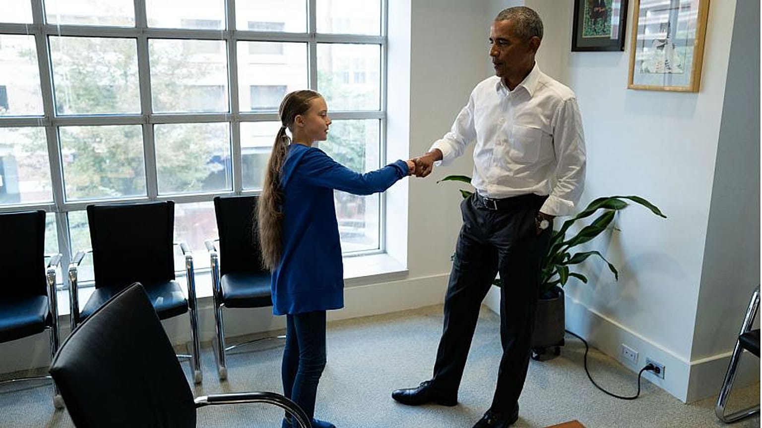 Barack Obama zu Greta Thunberg: "Du und ich, wir sind ein Team"