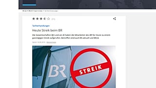 6 % mehr Lohn? Streik beim öffentlich-rechtlichen Rundfunk