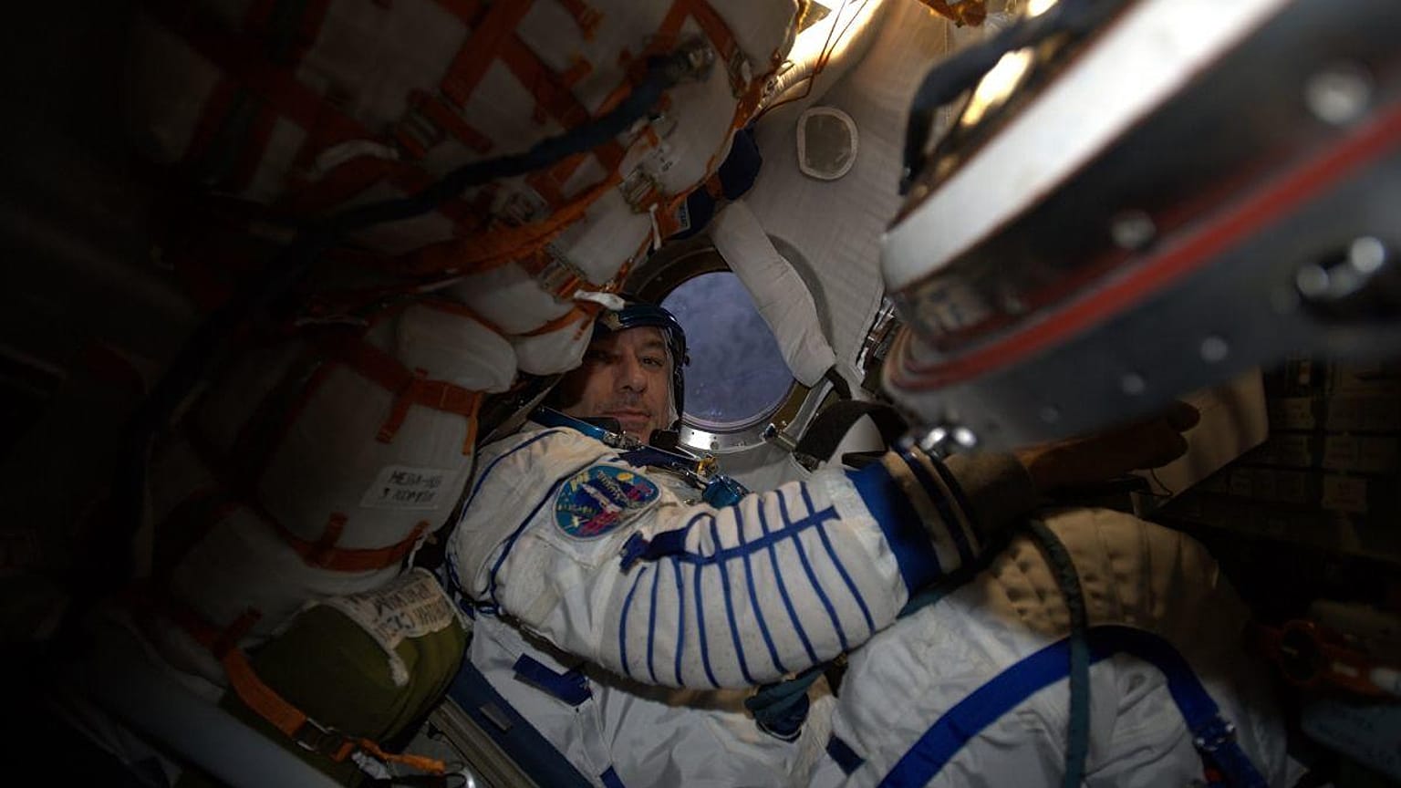 Luca Parmitano en la Estación Espacial Internacional 