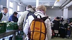 Tafelkunden in Deutschland. 