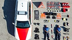 Fotoğraflarla Zürih polisinin başlattığı akım #TetrisChallenge