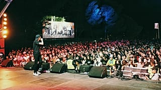 Atuação de Holy Wood na noite de abertura do Festival Iminente 2019
