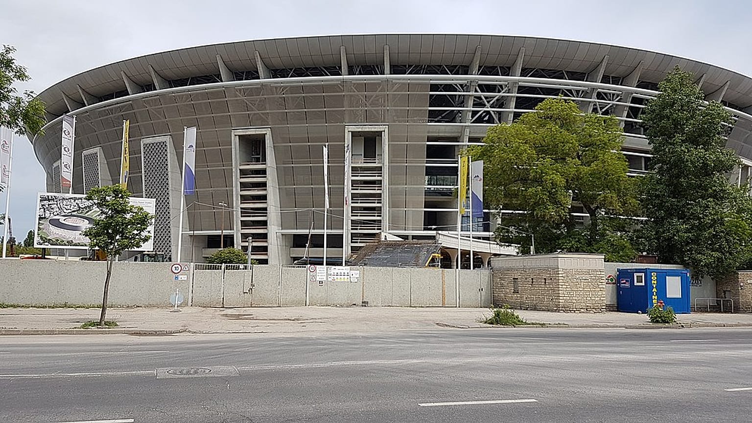Das Ferenc Puskas Stadion in Budapest