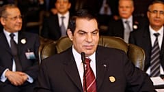 Tunisian President Zine al Abidine Ben Ali attends the opening of the two-day Arab Summit in Damascus March 29, 2008.