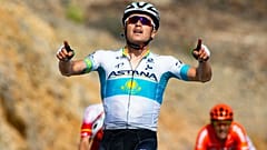 La gioia di Alexey Lutsenko. 