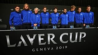 Il Team Europe (con Fabio Fognini) per la "Laver Cup" 2019. 