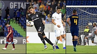 Beşiktaş, Trabzonspor ve Medipol Başakşehir UEFA Avrupa Ligi'nde ilk maçlarında mağlup oldu