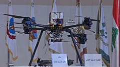 إحدى الطائرات المسيرة الإسرائيلية التي اخترقت الضاحية الجنوبية في لبنان يوم 25 أغسطس/آب