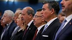 Cumhurbaşkanı Yardımcısı Fuat Oktay ve Kuzey Kıbrıs Türk Cumhuriyeti (KKTC) Başb