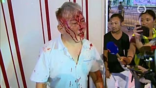 Demonstranten in Hongkong versammeln sich in Einkaufszentren